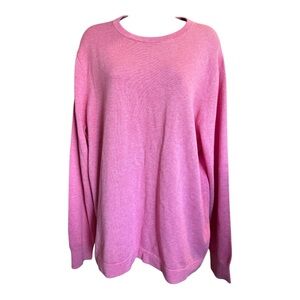 J.Crew crewneck sweater, soft pink heathered tone, NWT